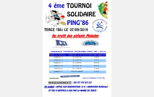 4 EME TOURNOI SOLIDAIRE 